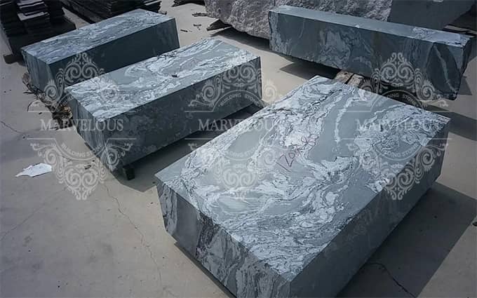 import of granite blocks