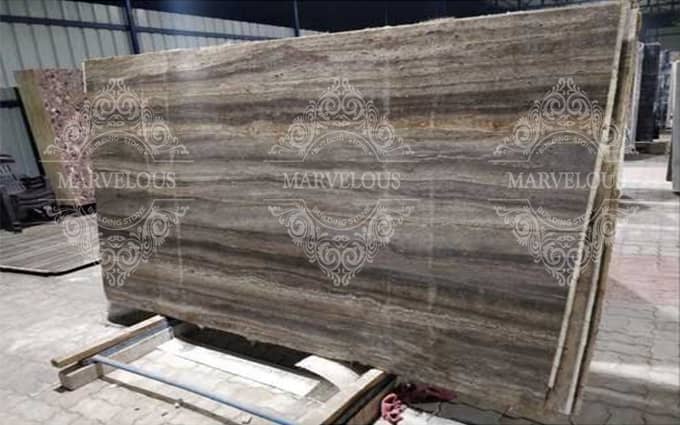 stone travertine gray