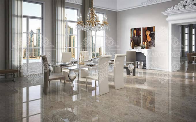 Travertine Stone Floor