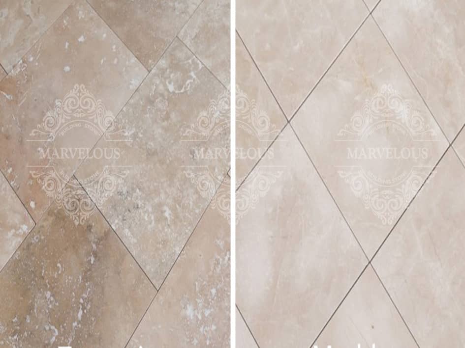 cost of travertine tile