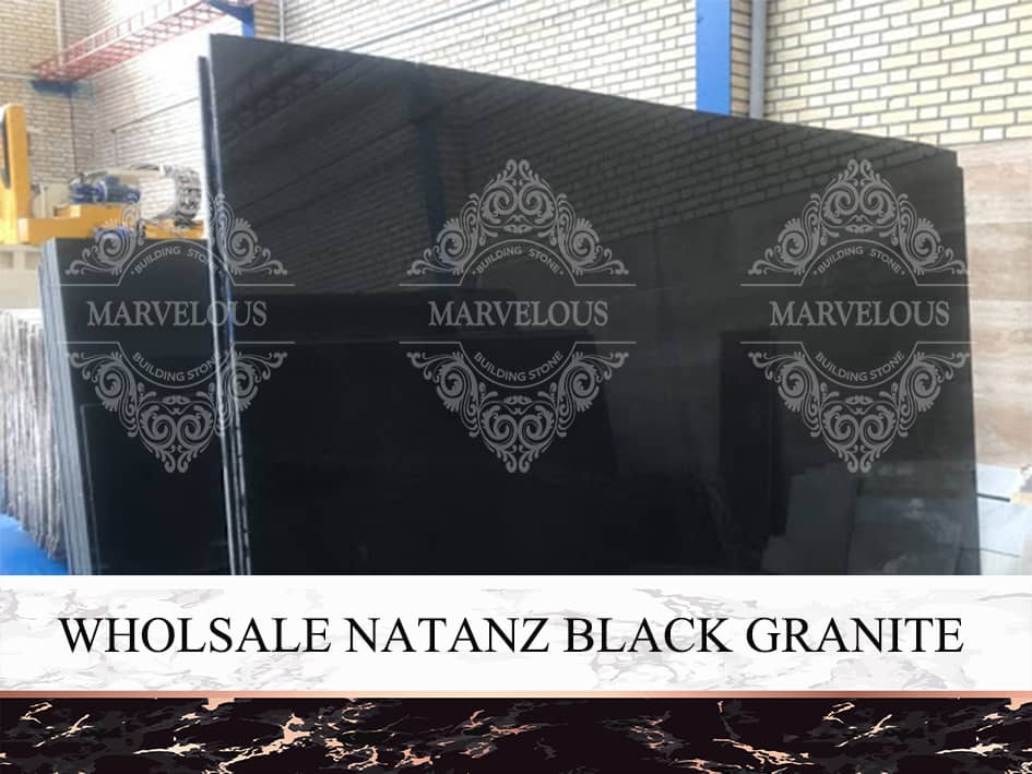 Wholesale Natanz Black Granite