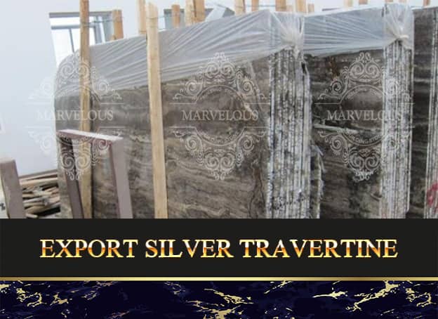 Export Silver Travertine