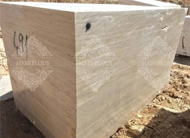 Travertine Stone Block