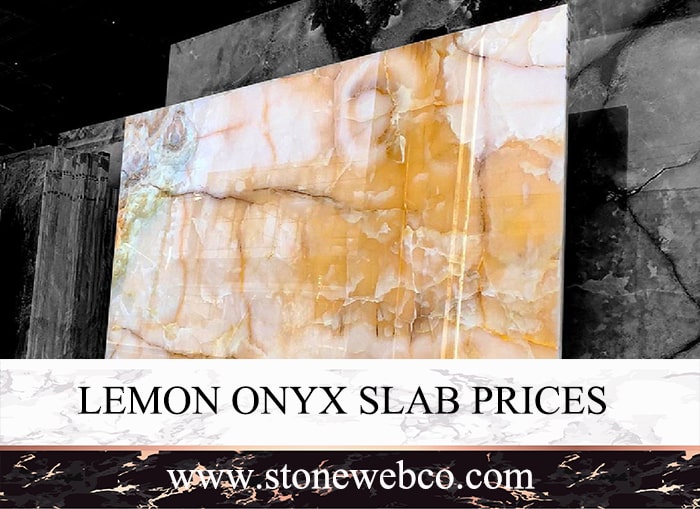 Lemon onyx slab price
