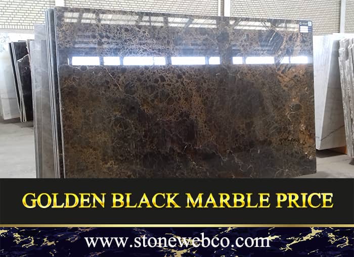 Golden black marble price